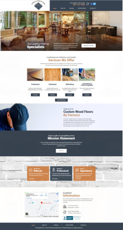 Custom Wood Floors By Ferrucci website
